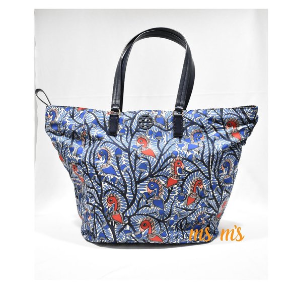 NWOT Tory Burch large Print Tote shoulder bag - Picture 3 of 8